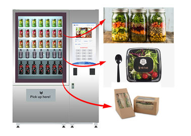 立場上昇システムおよび遠隔広告システムが付いている新しいサラダ自動販売機