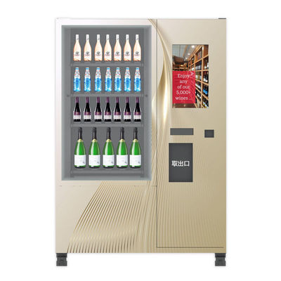 22インチの飲料のシャンペンのスパークリング ワイン ビール精神のための相互タッチ画面の電子自動販売機