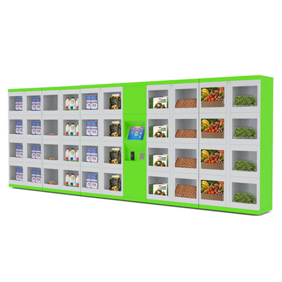 スマートな食料雑貨の小型市場の店のドアのサイズの透明なWindowsの販売のロッカーの選択